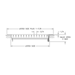 Hart & Cooley  by Duravent 075002 Sidewall Supply Register With Horizontal Multi-Shutter Valve Damper, 8 x 4 in, Steel, Bright White Enamel