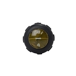 Klein  Cushion-Grip  601-4 Screwdriver, 3/16 in Cabinet Point, Steel Shank, 7-3/4 in OAL, Rubber Handle, Polished Chrome, ANSI/ASME Specified