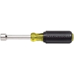 Klein  Cushion-Grip  630-5/16 Nutdriver, 5/16 in, Hollow/Round Shank, Black/Yellow Cushion Grip Handle, ANSI/ASME Specified, Polished Chrome