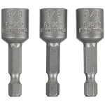 Klein  86602 Magnetic Hex Driver Bit With Quick Release Groove, 3/8 in Tip, 1-3/4 in OAL