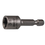Klein  86602 Magnetic Hex Driver Bit With Quick Release Groove, 3/8 in Tip, 1-3/4 in OAL