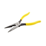 Klein  D203-8 Heavy Duty Long Nose Plier, Tool Steel Jaw, 2.313 in L x 1 in W Jaw, 8.438 in OAL