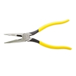 Klein  D203-8 Heavy Duty Long Nose Plier, Tool Steel Jaw, 2.313 in L x 1 in W Jaw, 8.438 in OAL
