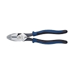 Klein  Journeyman  J213-9NE Adjustable High Leverage New England Nose Side Cutting Plier, 1.594 in L x 1.25 in W x 0.625 in THK Jaw Tool Steel Jaw, Flush Cut, 9.55 in OAL