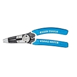 Klein  Klein-Kurve  K12065CR Heavy Duty Wire Stripper/Cutter/Crimper Multi-Tool With (6) Stripping Holes, 18 to 8 AWG, 20 to 10 AWG, 8.3 in OAL, 32 to 6 AWG, 32 to 8 AWG Shearing, Forged Steel Body
