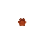 Klein  S106M Magnetic Nutdriver, 5/16 in, Solid Shank, Amber, ANSI/ASME Specified, Nickel Polished Chrome