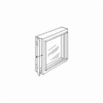 M&M MP-RR25 Rex Rack With 25 in Access, For Use With 19-1/4 x 20 in plenum, 25 in L x 20 in W x 5.2 in D, Steel