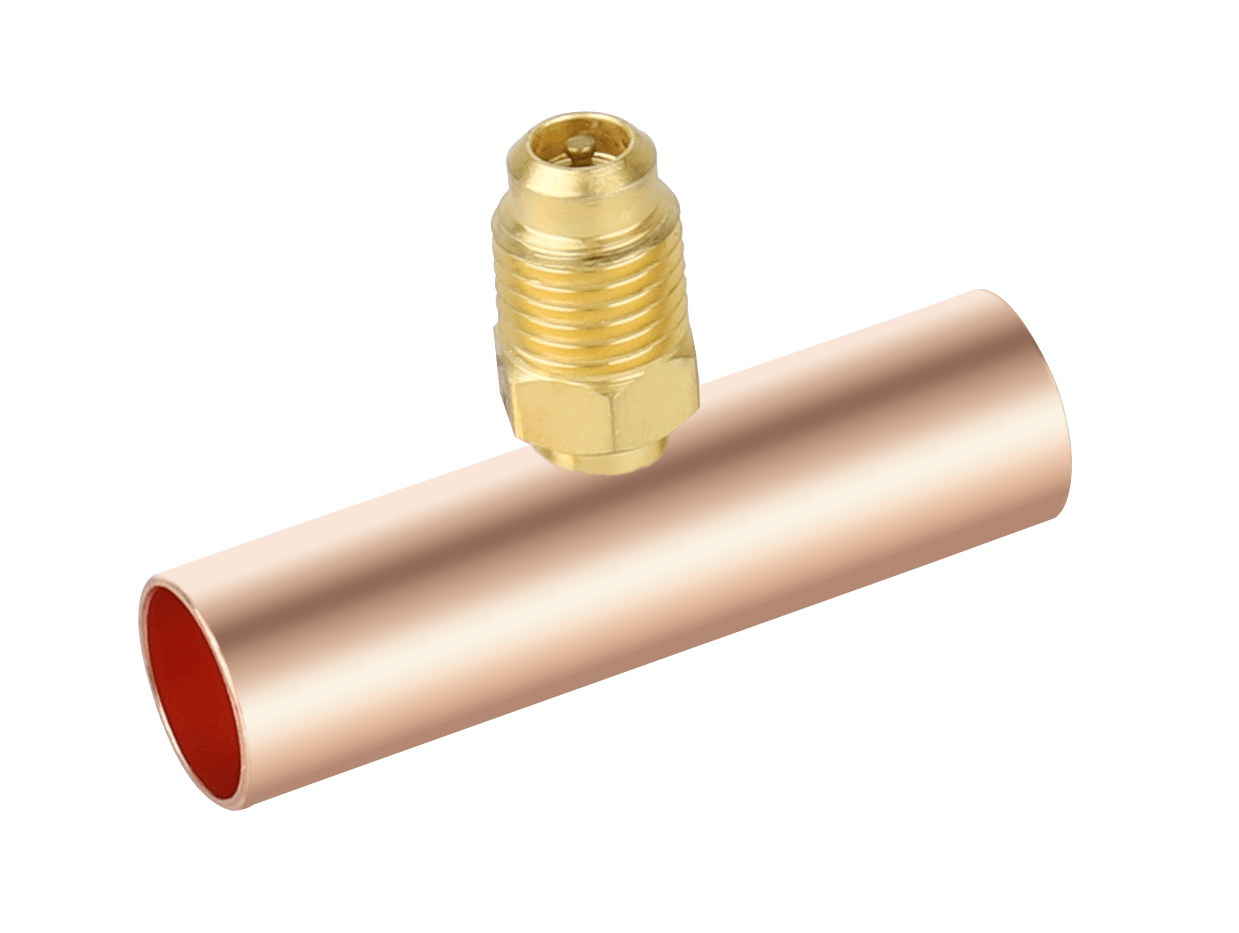 NAVAC F1005 Slip Fit Copper Braze Tee 1/2" ODS, 3 Pcs