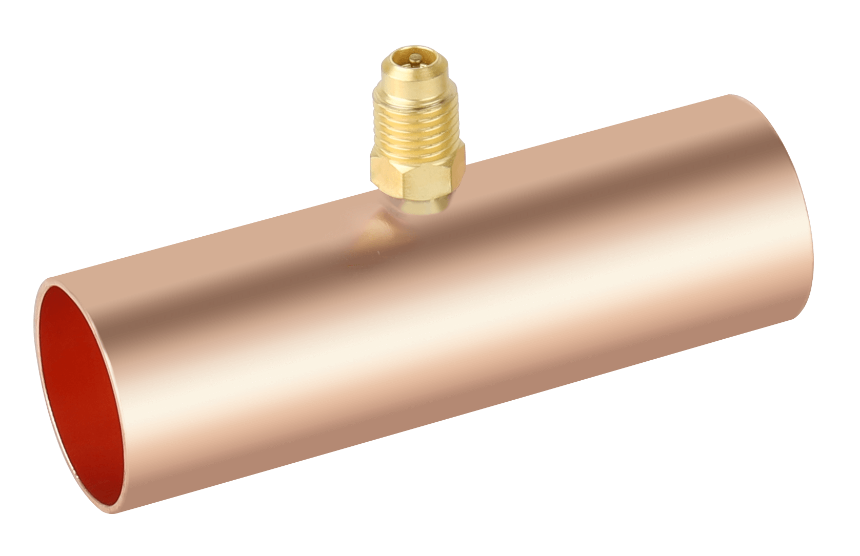 NAVAC F1009 Slip Fit Copper Braze Tee 1-1/8" ODS