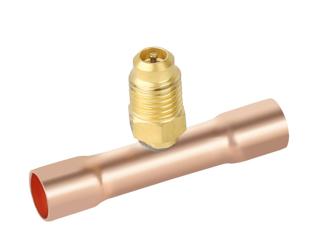 NAVAC F1015 Swaged Copper Braze Tee 3/8" OD, 3 Pcs