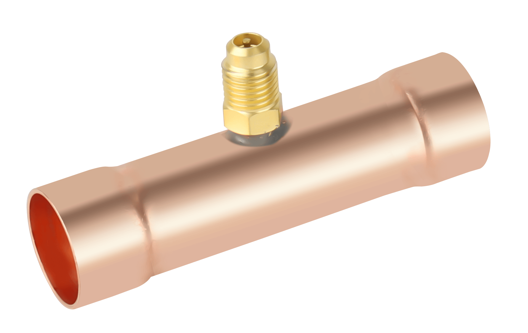 NAVAC F1019Swaged Copper Braze Tee 7/8" OD, 1 Pc