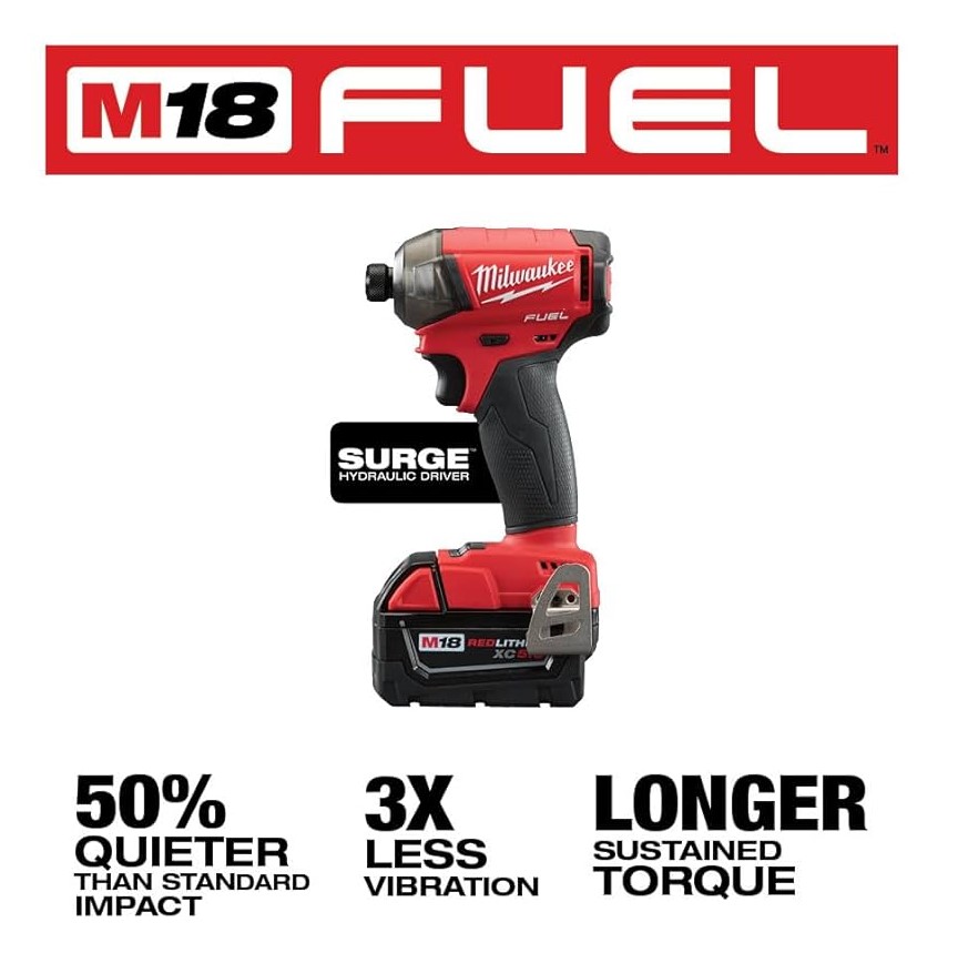 Milwaukee M18 FUEL SURGE 1/4" Hex Hydraulic Driver Kit