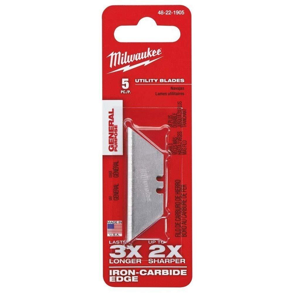 Milwaukee 48-22-1905 General Purpose Utility Blades, Pack of 5