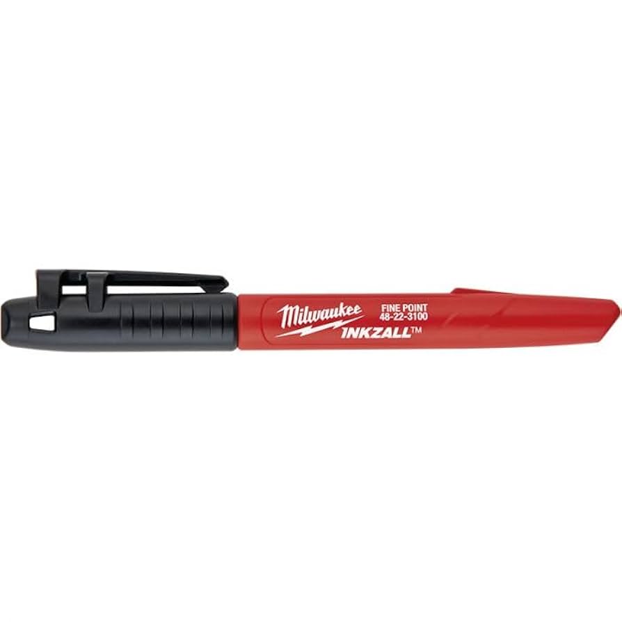 Milwaukee 48-22-3100 INKZALL Fine Point Black Marker
