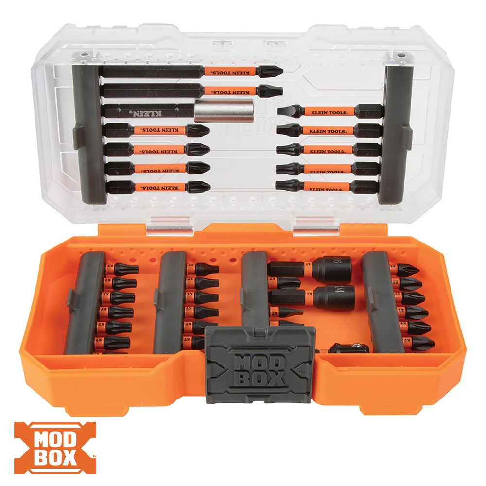 Klein 33801 PROFLEX IMPACT DRIVER BIT SET, 40-PIECE