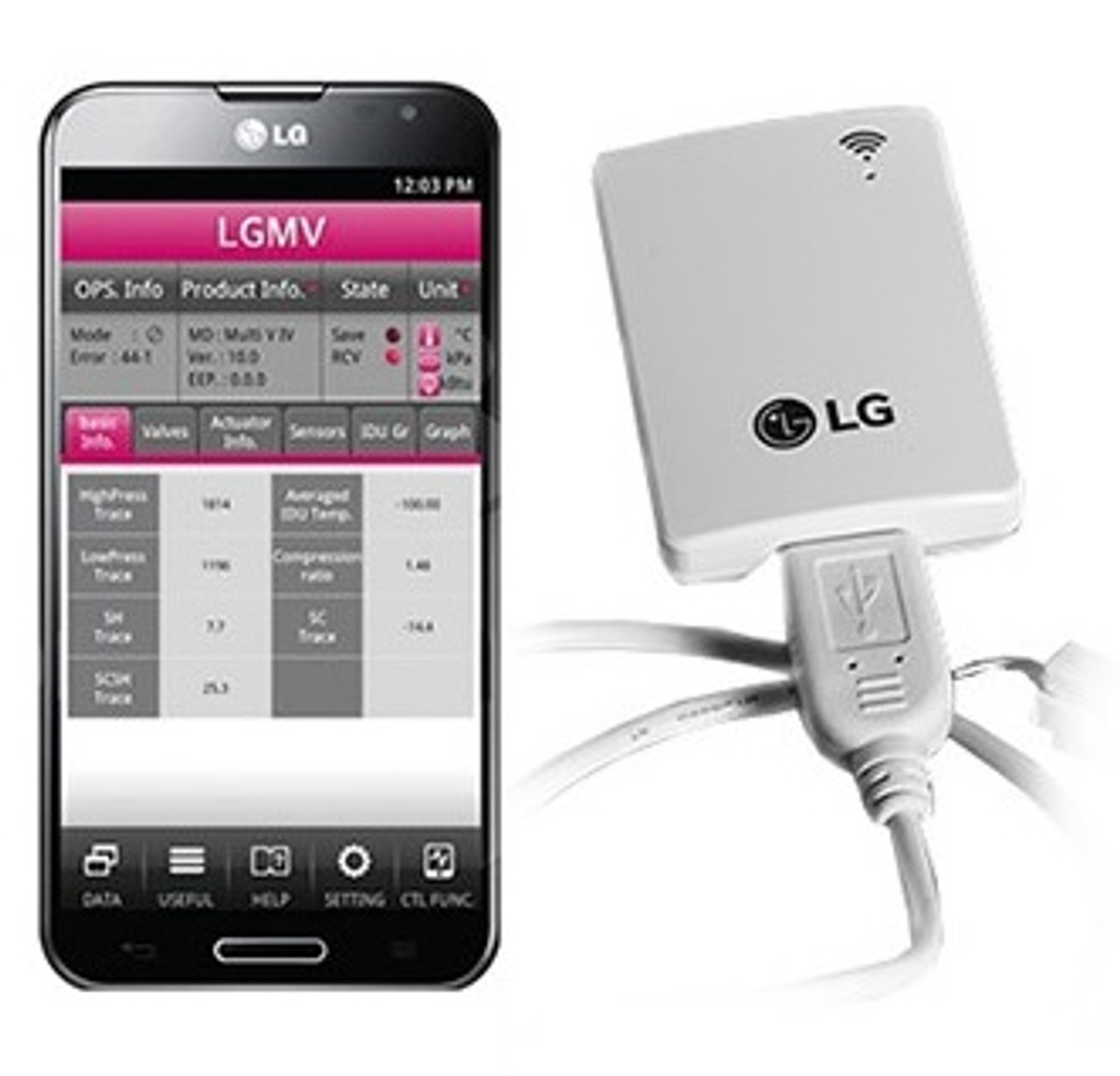 LG - PLGMVW100 Wi-Fi LG Monitoring View