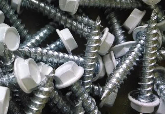 SHOOK - 11063 250 PL BOX JIFFY POINT SCREW 8 X 2 WHITE HEAD